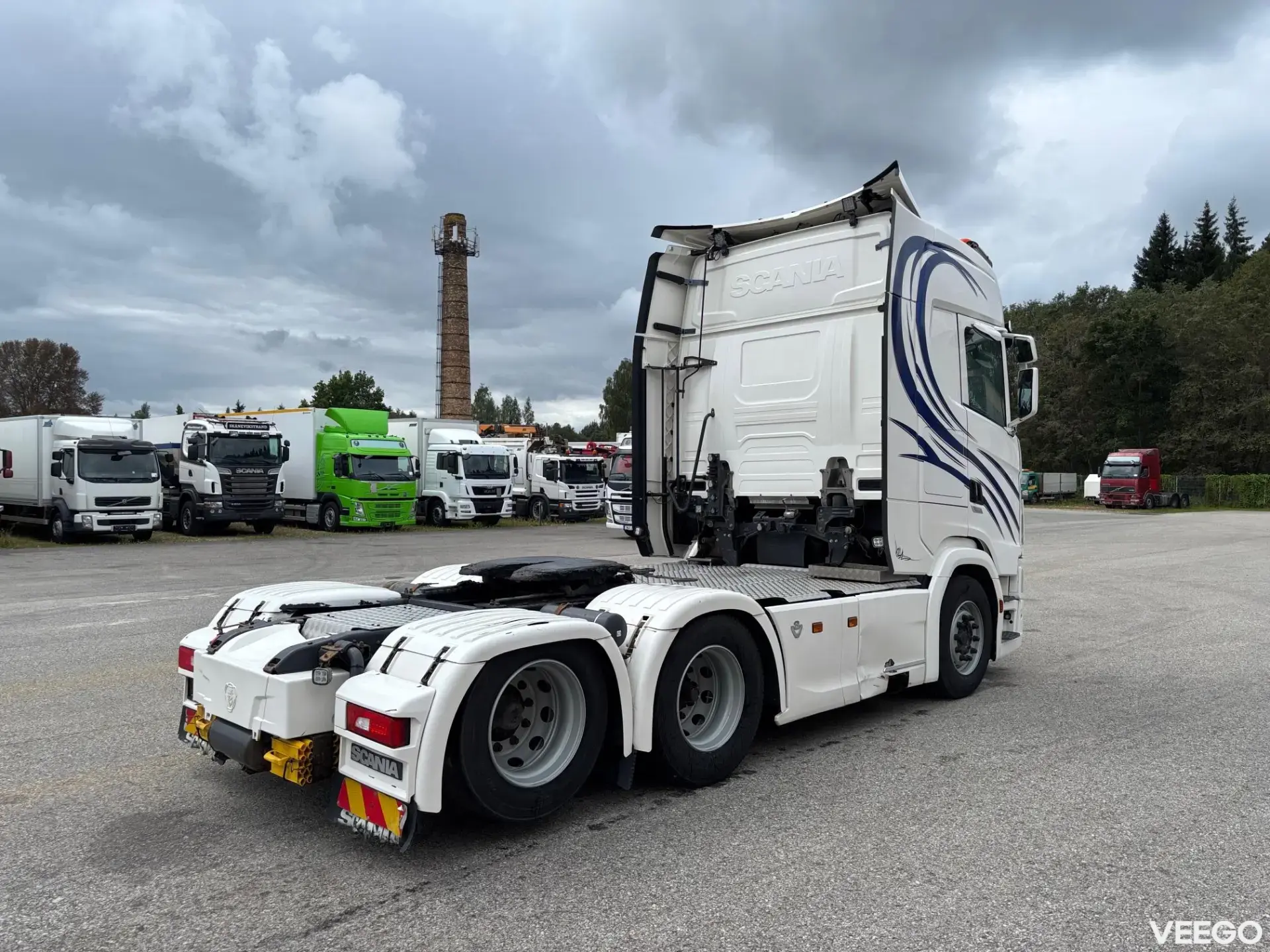 Scania S580 6x2 + RETARDER + HYDRAULICS 427kW