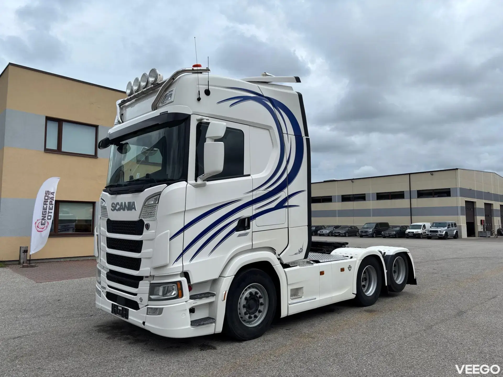Scania S580 6x2 + RETARDER + HYDRAULICS 427kW