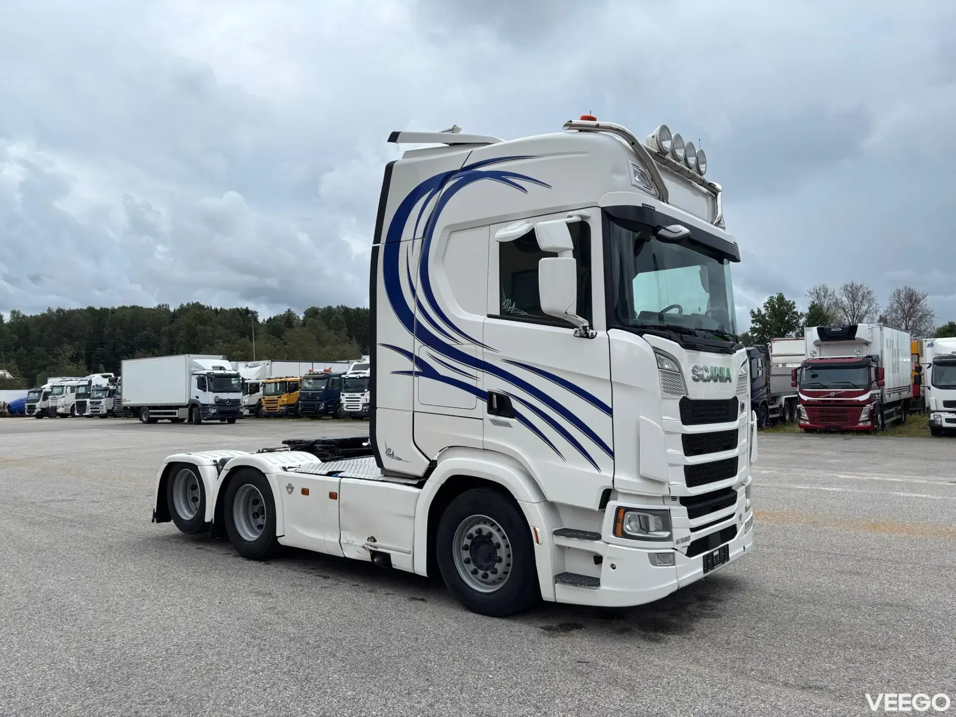 Scania S580 6x2 + RETARDER + HYDRAULICS 427kW