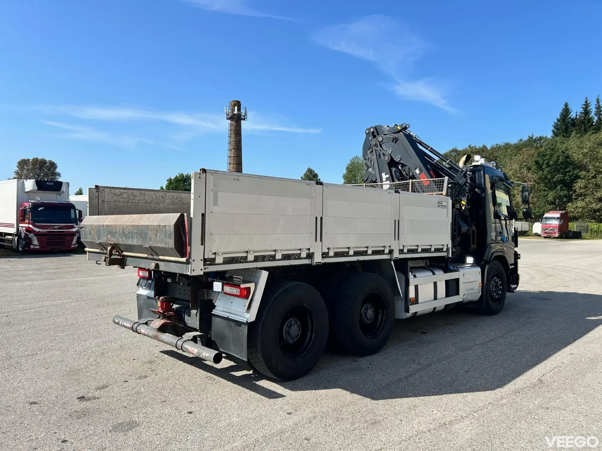 Volvo FMX 6X4 EURO6 + HIAB + JIB + LIFTING AXLE 345kW