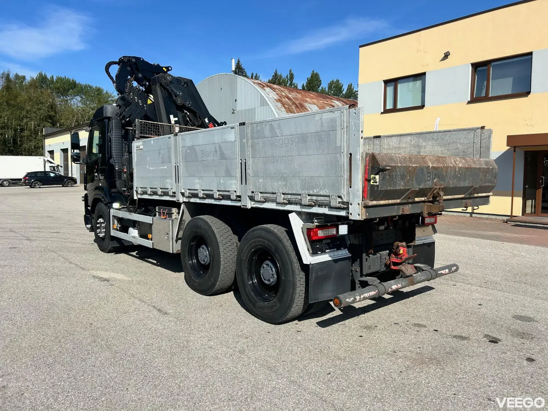 Volvo FMX 6X4 EURO6 + HIAB + JIB + LIFTING AXLE 345kW