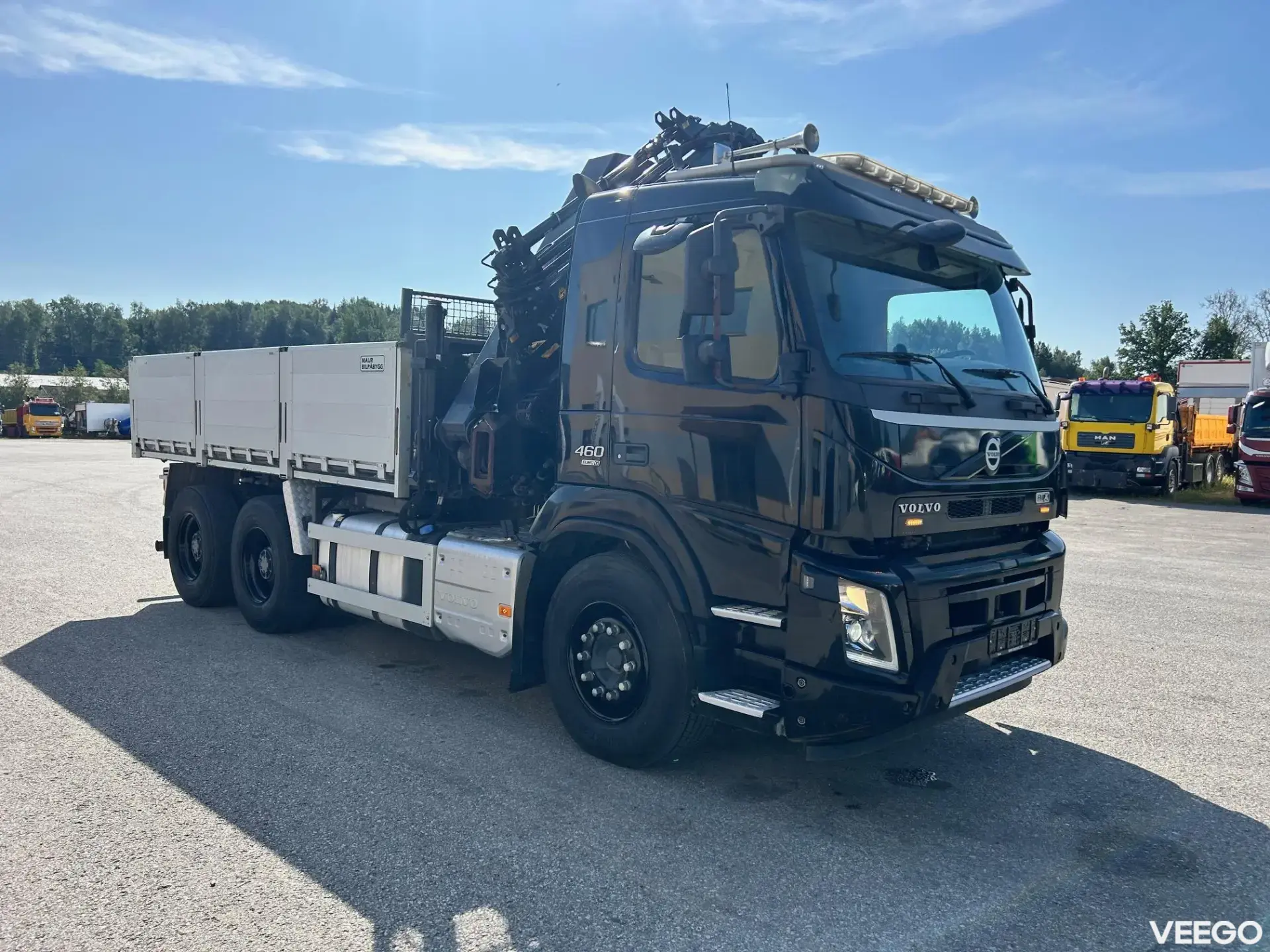 Volvo FMX 6X4 EURO6 + HIAB + JIB + LIFTING AXLE 345kW