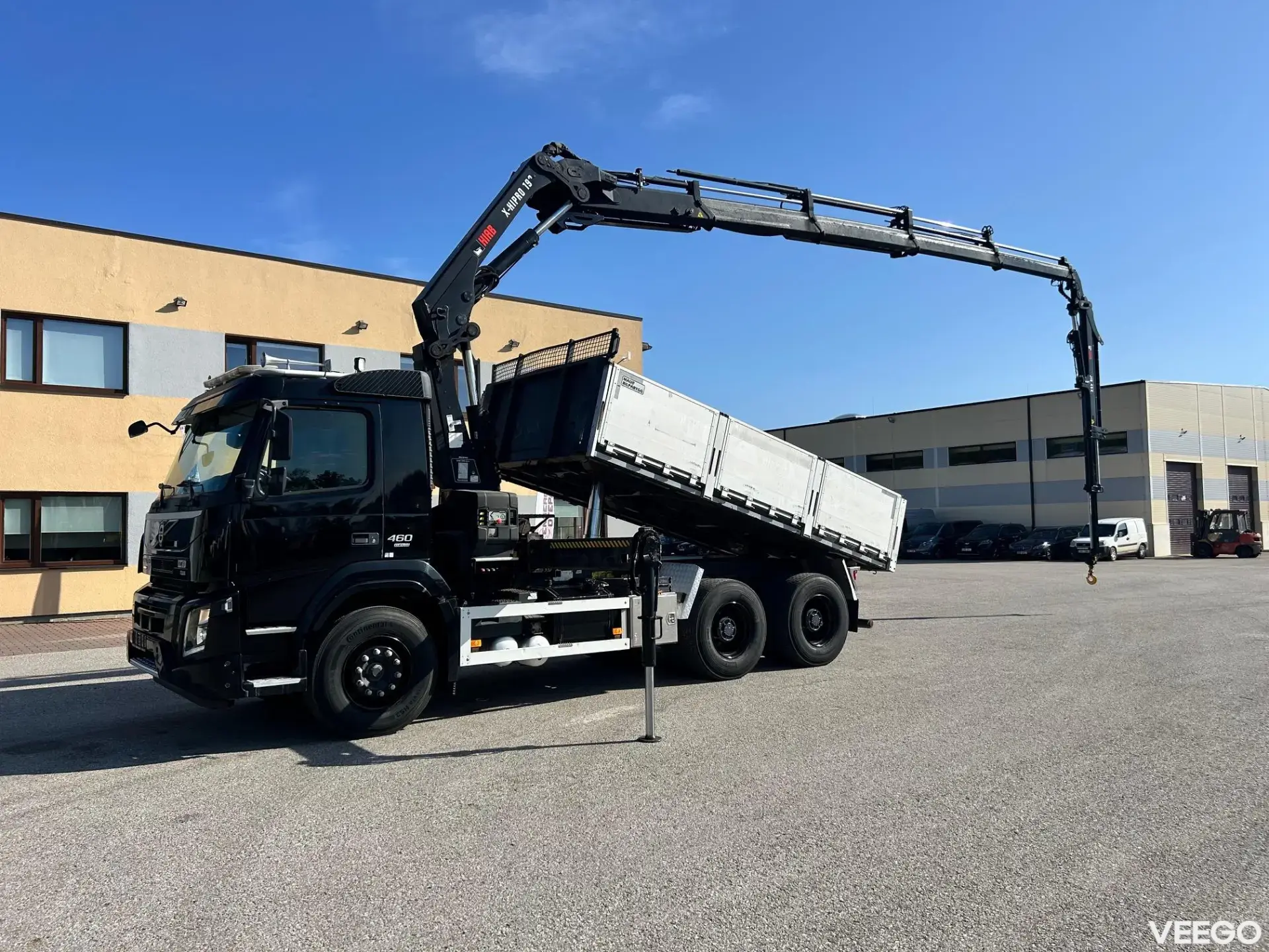 Volvo FMX 6X4 EURO6 + HIAB + JIB + LIFTING AXLE 345kW