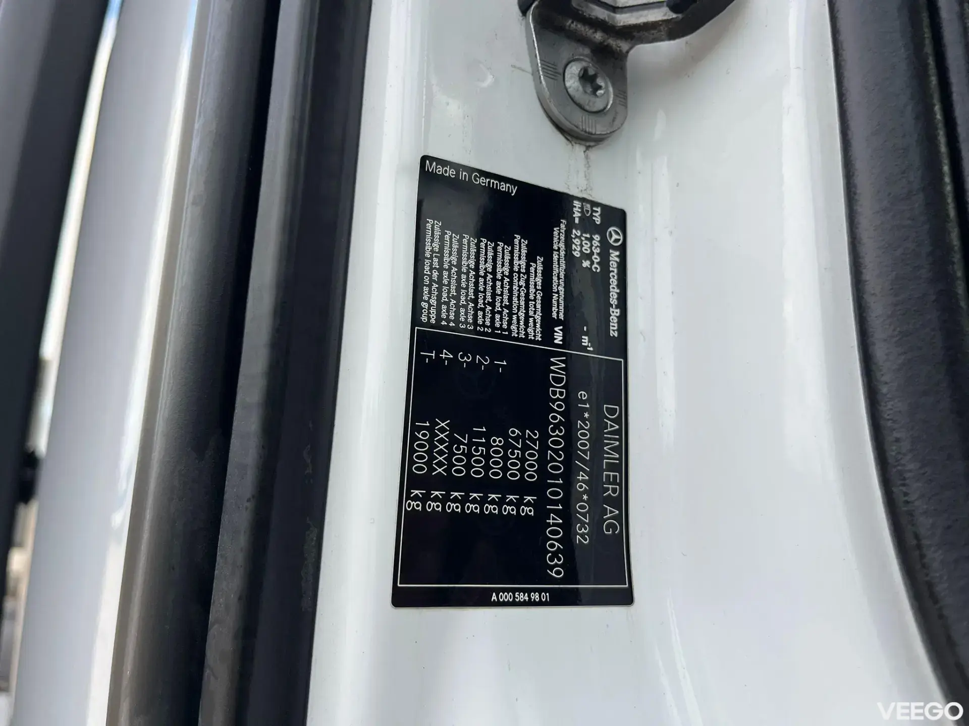 Mercedes-Benz Actros RETARDER / CHASSIS L= 7870 mm 350kW