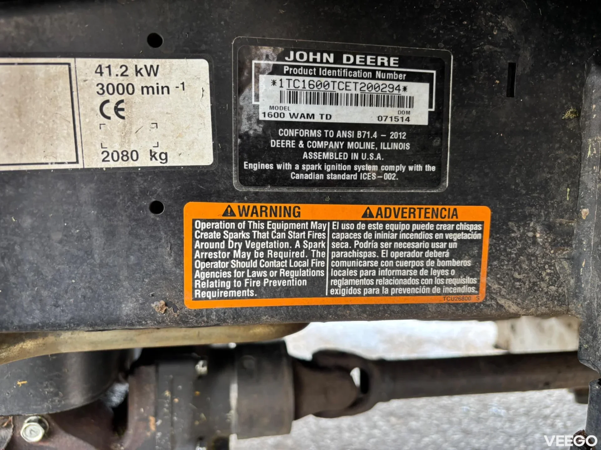 John Deere 1600 kW
