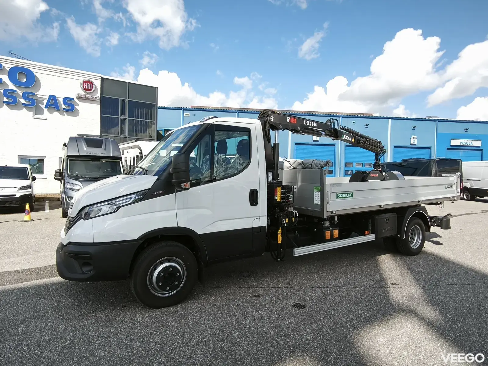 Iveco Daily  70C18H kallur, kraana, greiferkopp 3 129kW