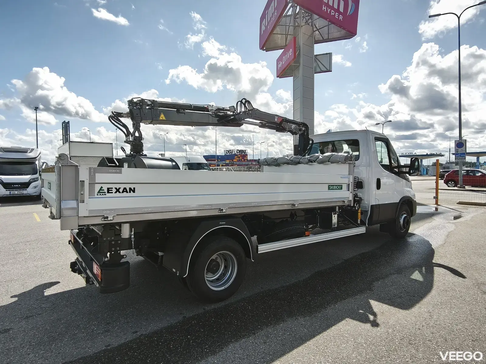 Iveco Daily  70C18H kallur, kraana, greiferkopp 3 129kW