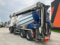 SCANIA P 410 8x4 LIEBHERR 9 m3 + CONVEYOR / FULL STEEL  302kW thumbnail