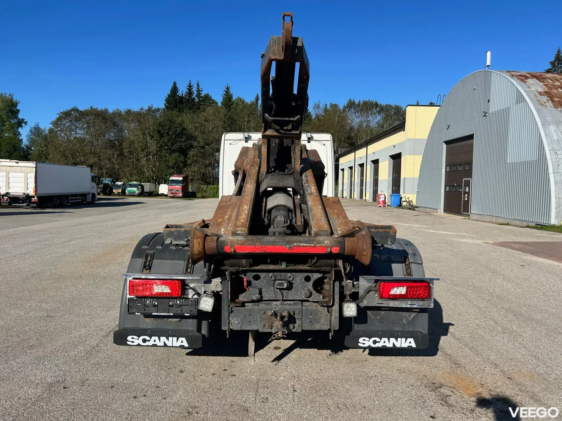 SCANIA P410 6X2*4 EURO6 + ZETTERBERG HOOKLIFT 302kW
