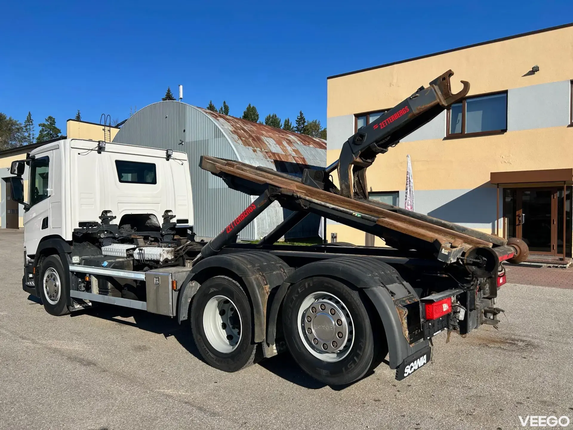 SCANIA P410 6X2*4 EURO6 + ZETTERBERG HOOKLIFT 302kW