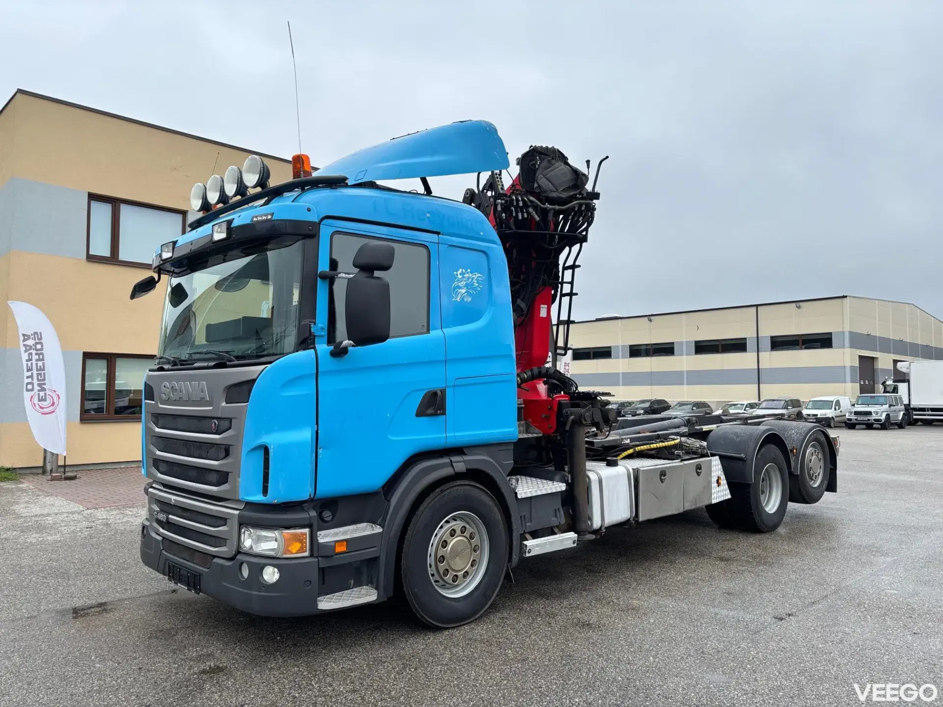 SCANIA G480 6X2*4 + PALFINGER Q170Z CRANE + JOAB LIFT 353kW