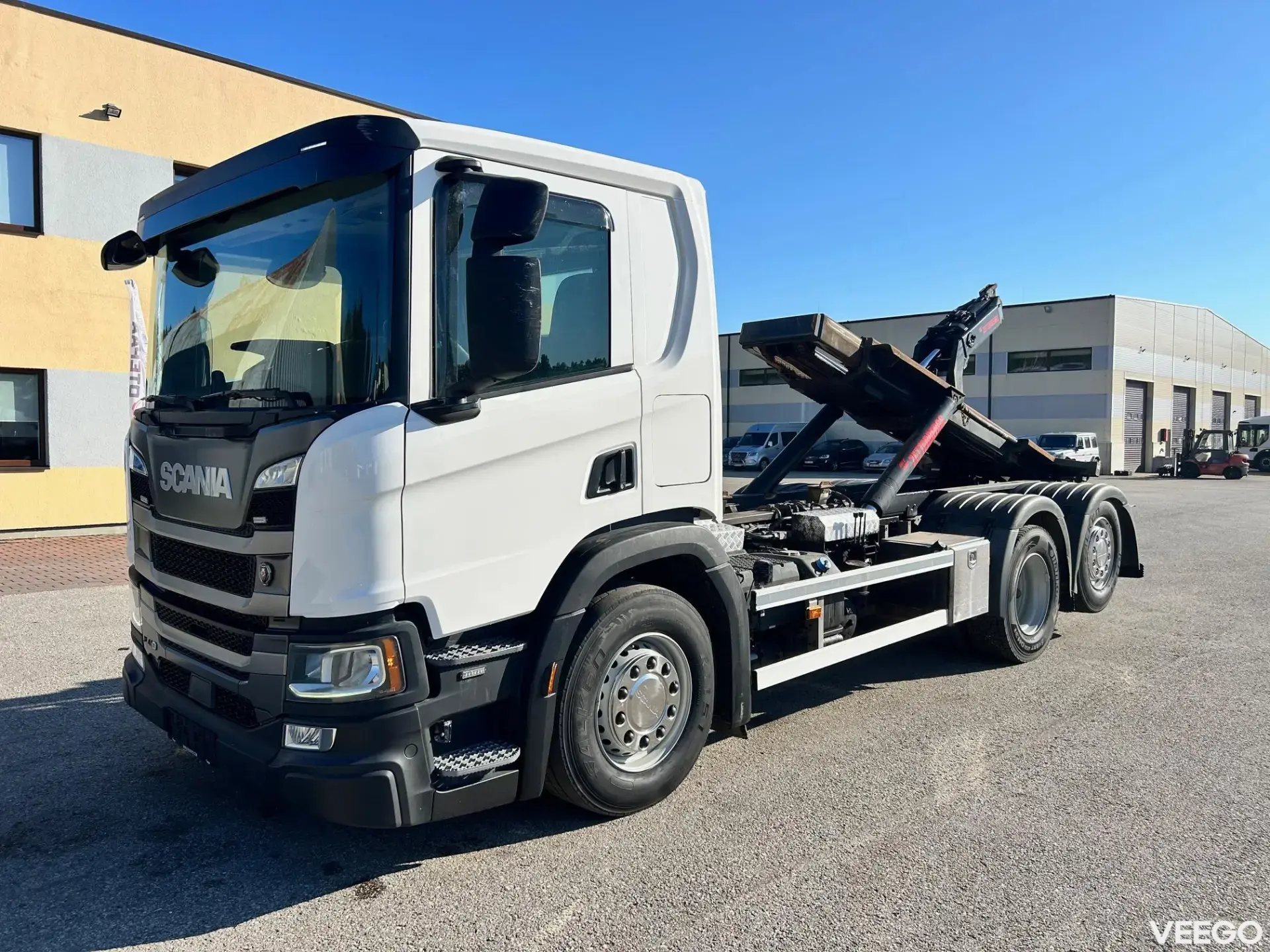 SCANIA P410 6X2*4 EURO6 + ZETTERBERG HOOKLIFT 302kW