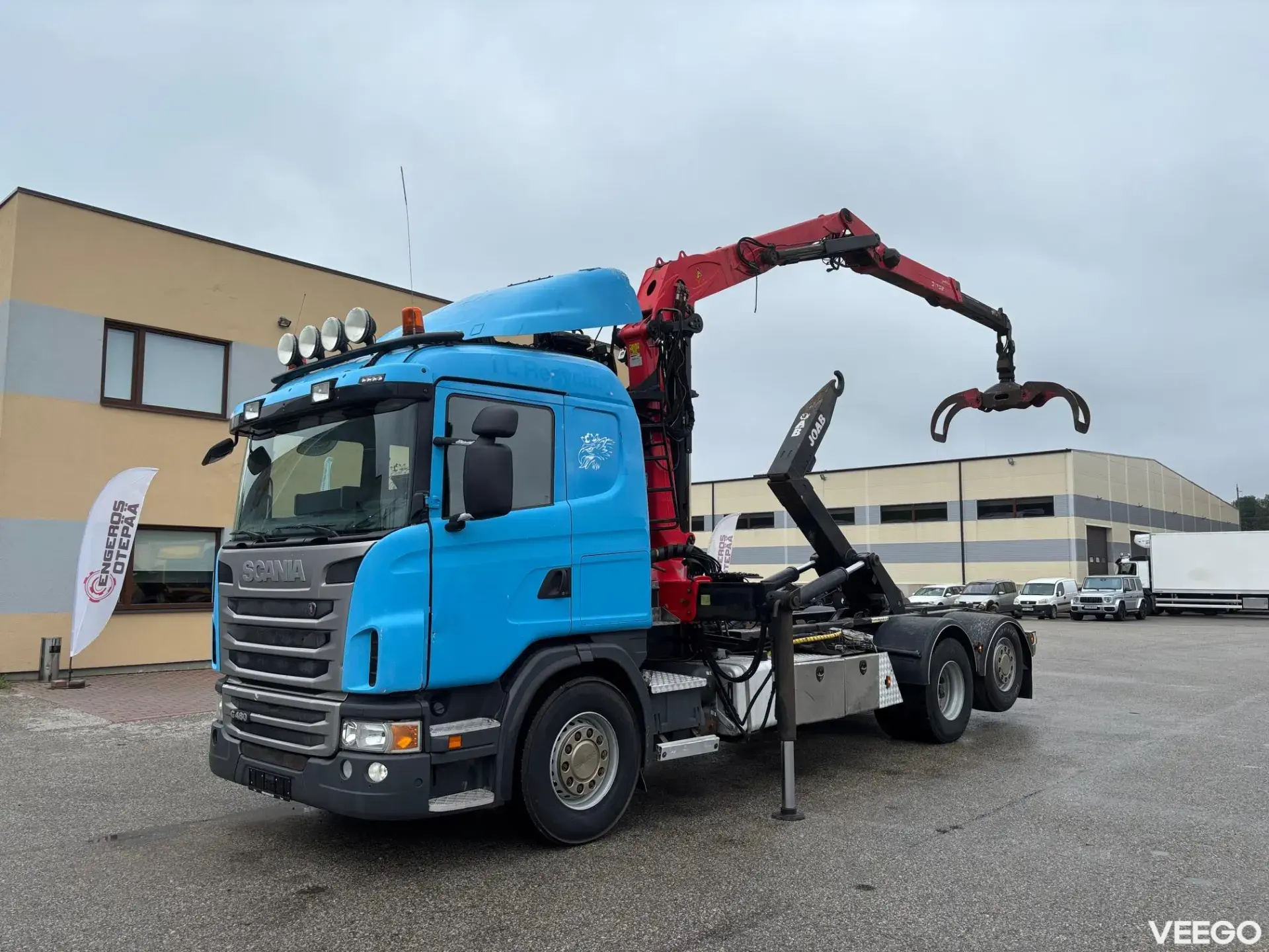 SCANIA G480 6X2*4 + PALFINGER Q170Z CRANE + JOAB LIFT 353kW