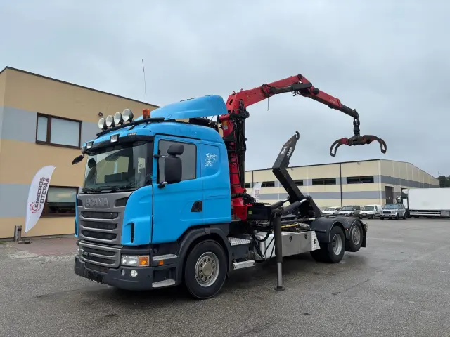 Image of SCANIA G480 6X2*4 + PALFINGER Q170Z CRANE + JOAB LIFT 353kW