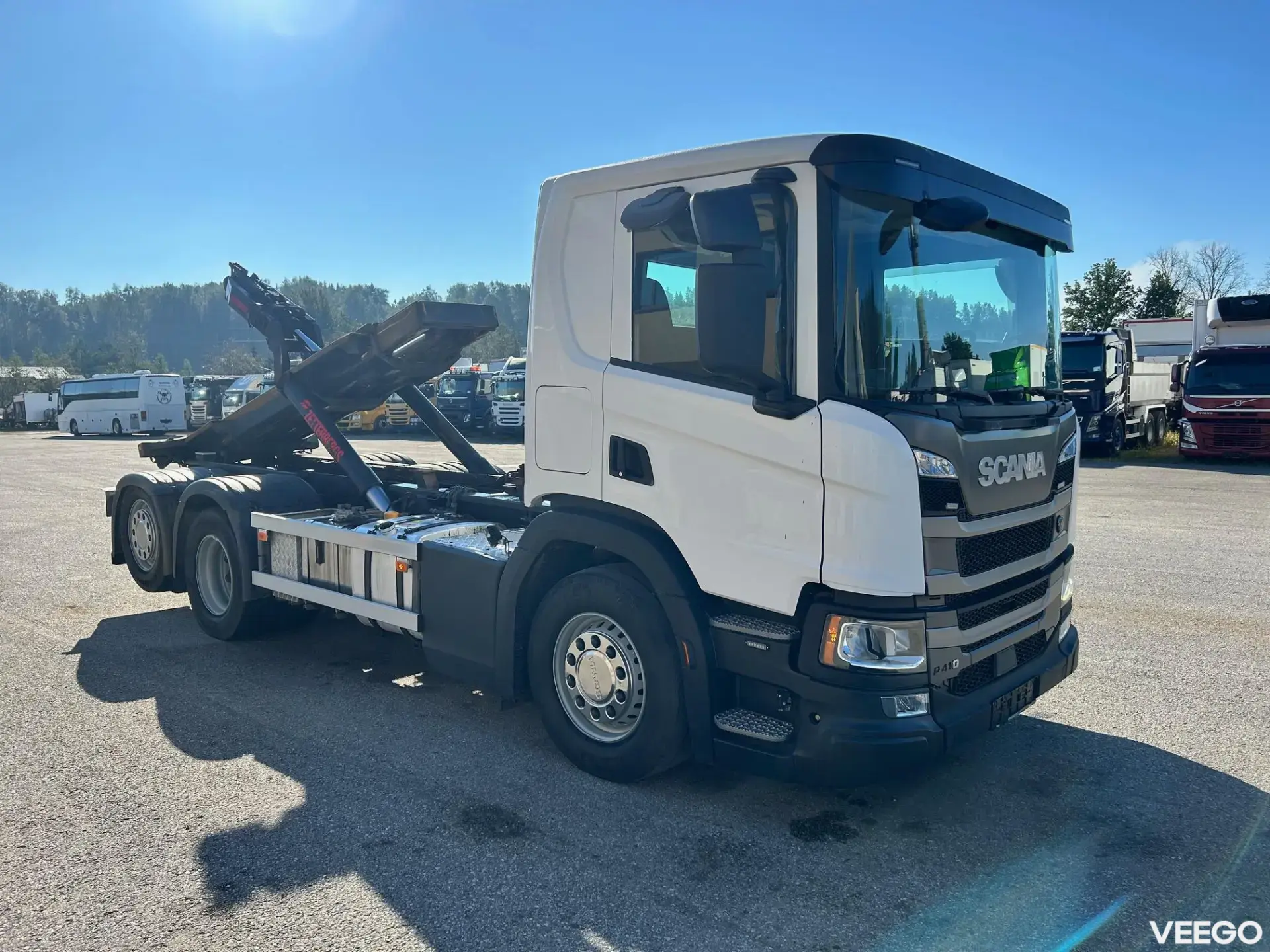 SCANIA P410 6X2*4 EURO6 + ZETTERBERG HOOKLIFT 302kW