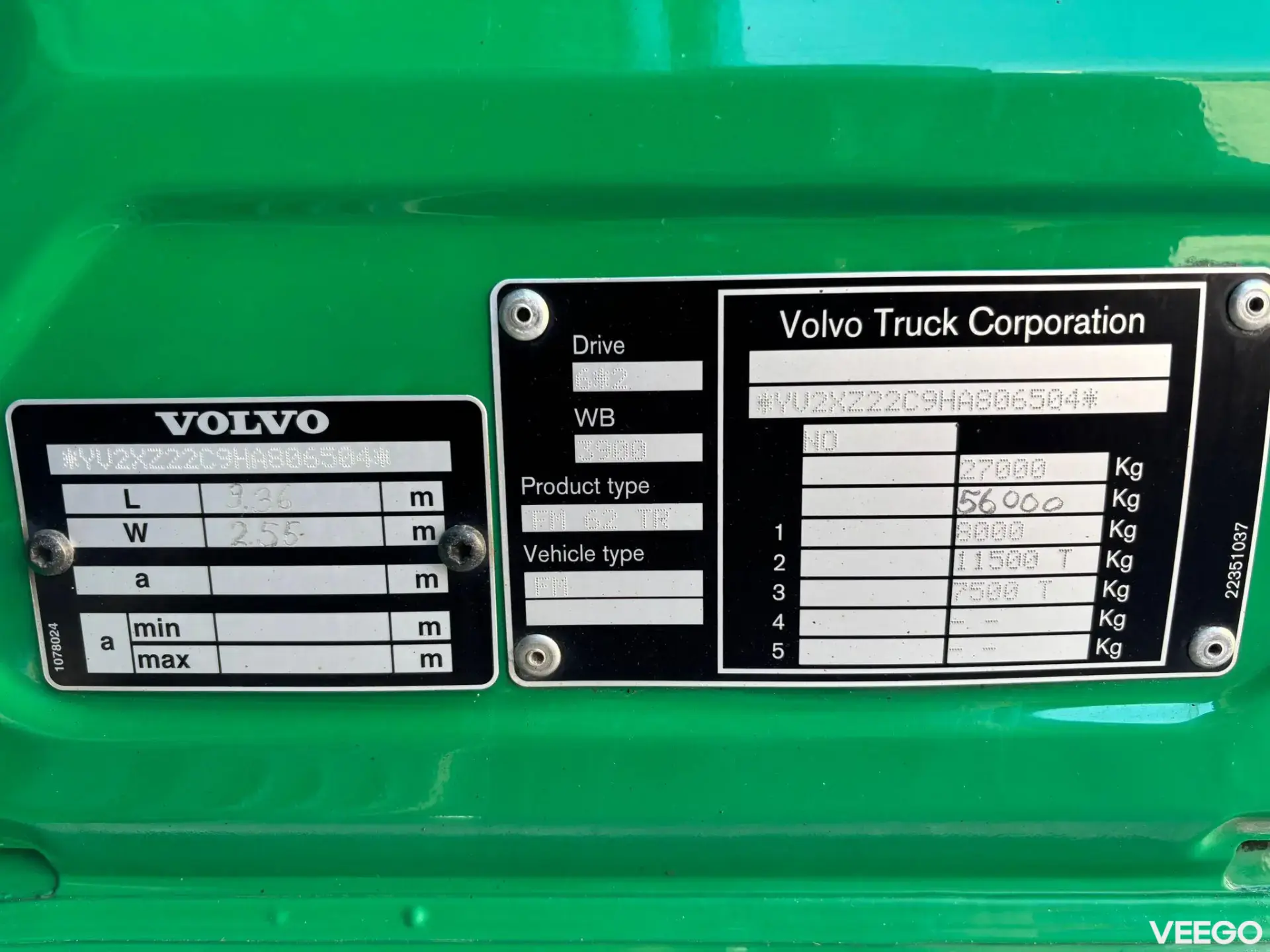 Volvo FM 6x2*4 JOAB PRESS + WINCH + BOTEK W 308kW