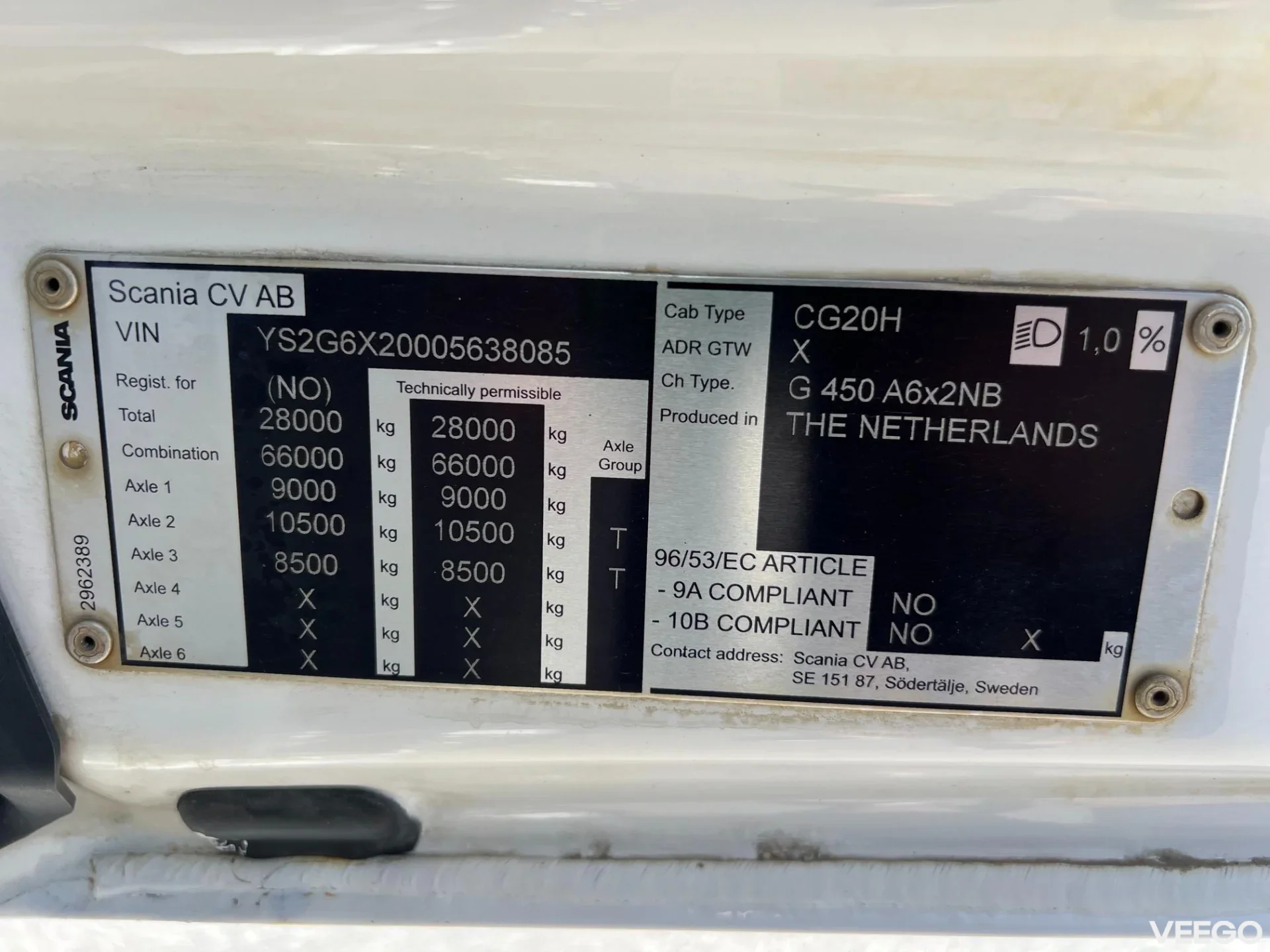 SCANIA G450 331kW