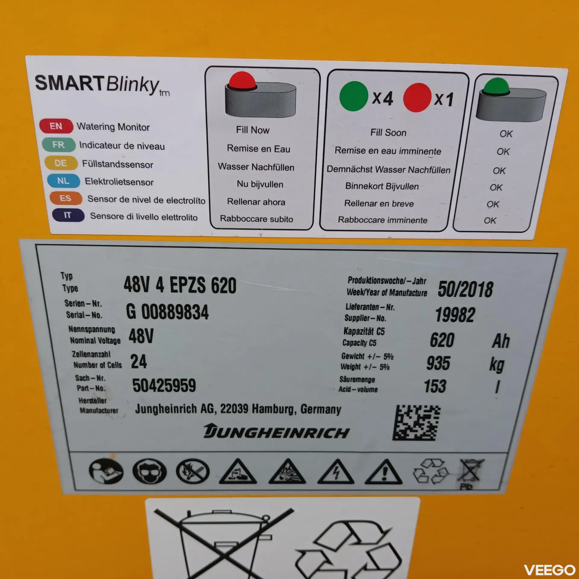 Jungheinrich ETV C20 5000 DZ 1200mm / Kinnise kabiiniga(ilma ukseta) 8kW