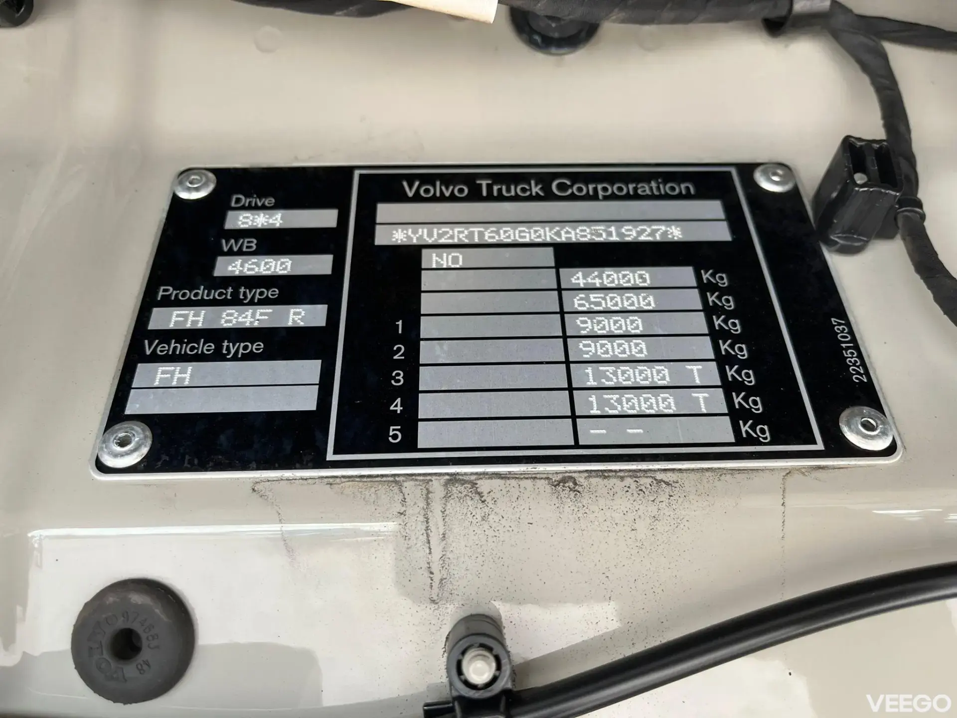 Volvo FH 540 8x4 HYDRAULIC TENT / RETARDER / TANDEM AXLE LIFT  405kW