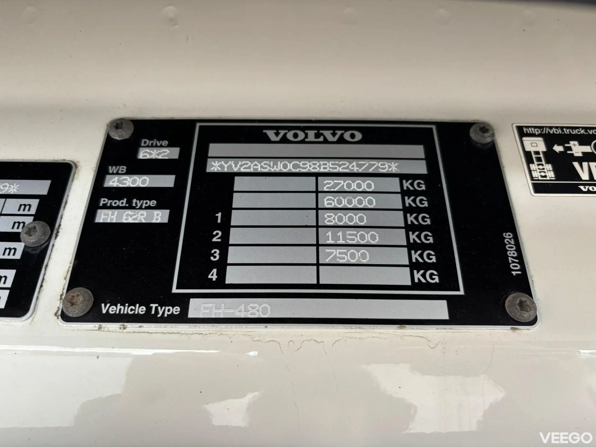Volvo FH BOX L=5211 mm 480kW