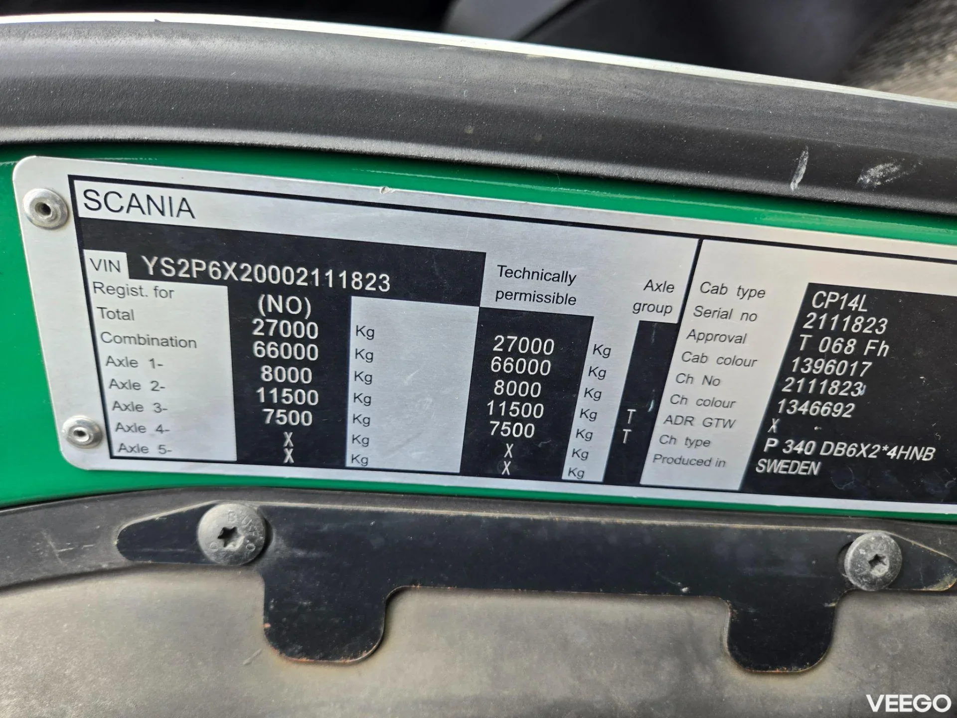 Scania P340 253kW
