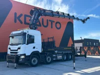 Scania G500 Possible to check by prior arrangement ! / HIAB 1058E-8 + JIB + WINCH / PLATFORM L=6223-7480 mm 500kW thumbnail