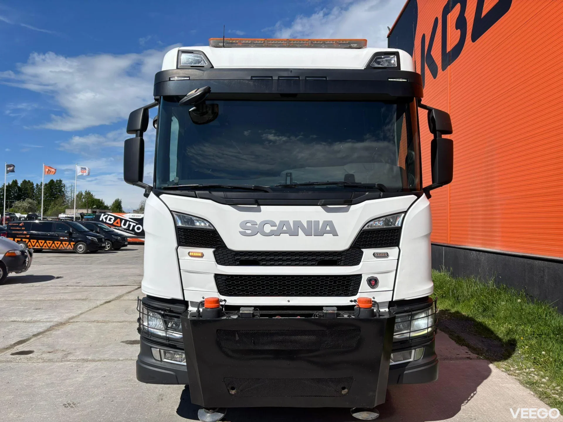 Scania G500 Possible to check by prior arrangement ! / HIAB 1058E-8 + JIB + WINCH / PLATFORM L=6223-7480 mm 500kW