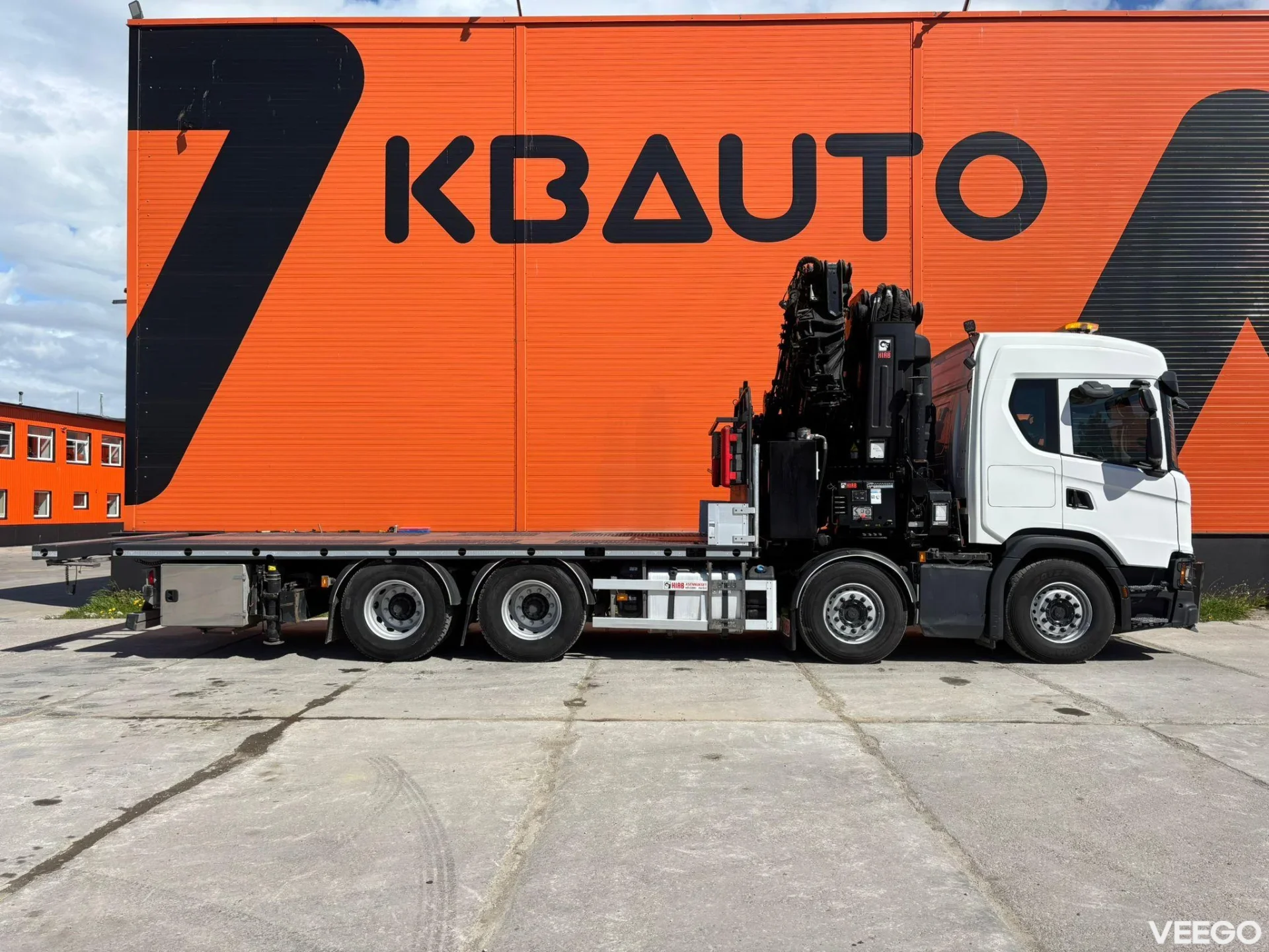 Scania G500 Possible to check by prior arrangement ! / HIAB 1058E-8 + JIB + WINCH / PLATFORM L=6223-7480 mm 500kW