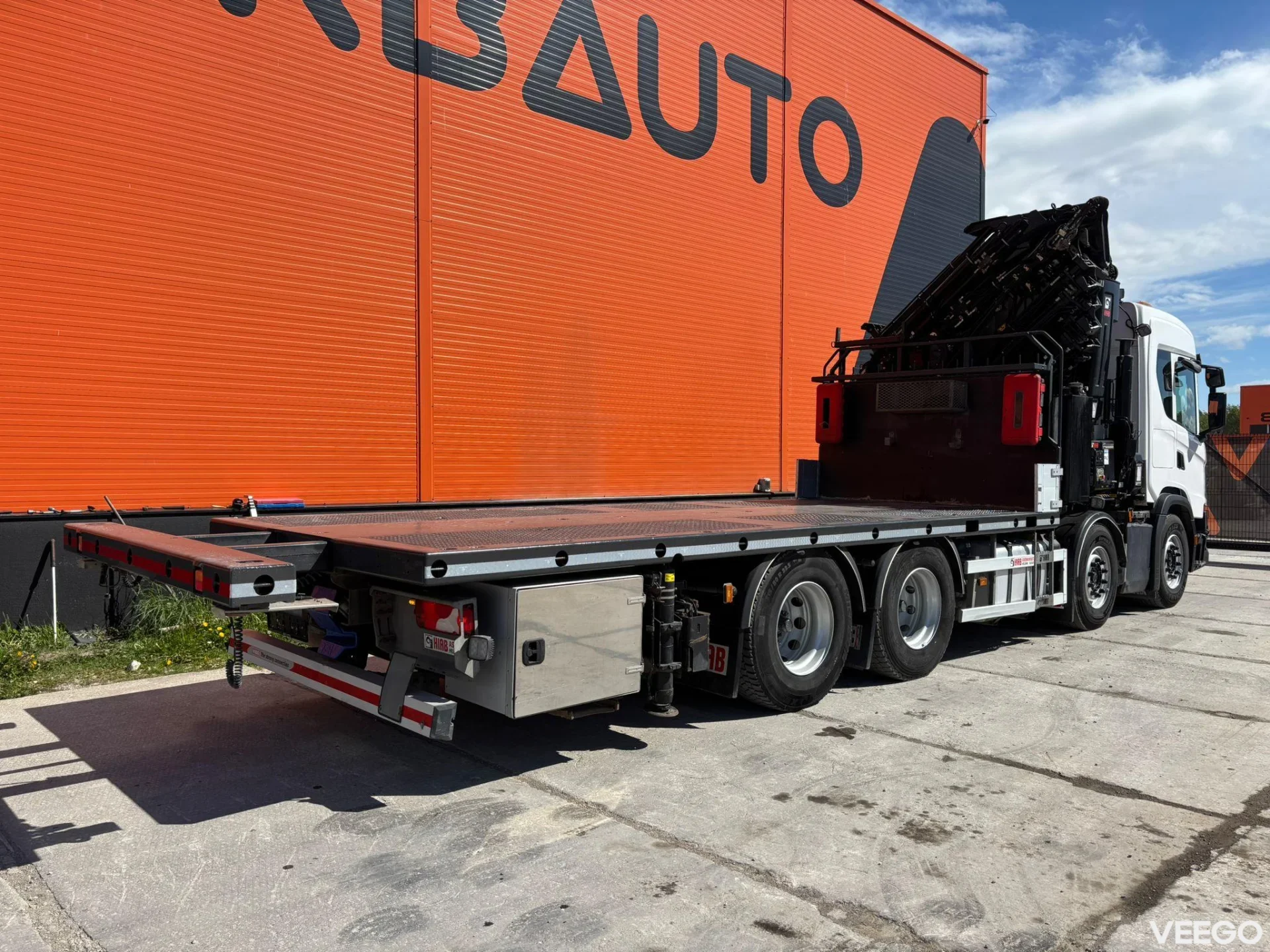 Scania G500 Possible to check by prior arrangement ! / HIAB 1058E-8 + JIB + WINCH / PLATFORM L=6223-7480 mm 500kW