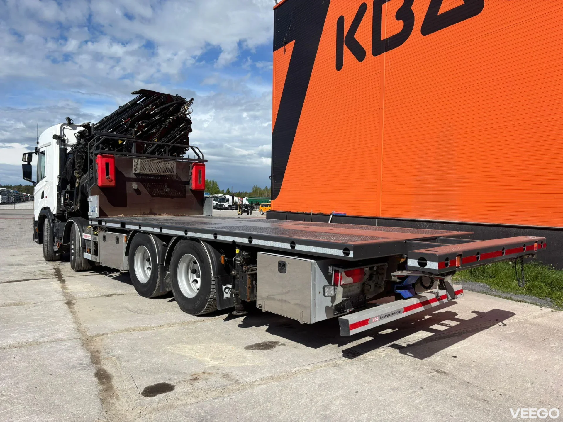 Scania G500 Possible to check by prior arrangement ! / HIAB 1058E-8 + JIB + WINCH / PLATFORM L=6223-7480 mm 500kW