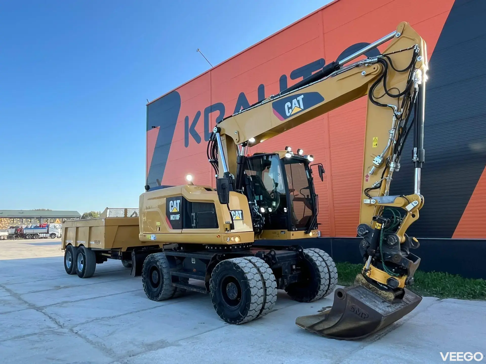 Caterpillar M 318 F ROTOTILT / CENTRAL LUBRICATION / AC 129kW