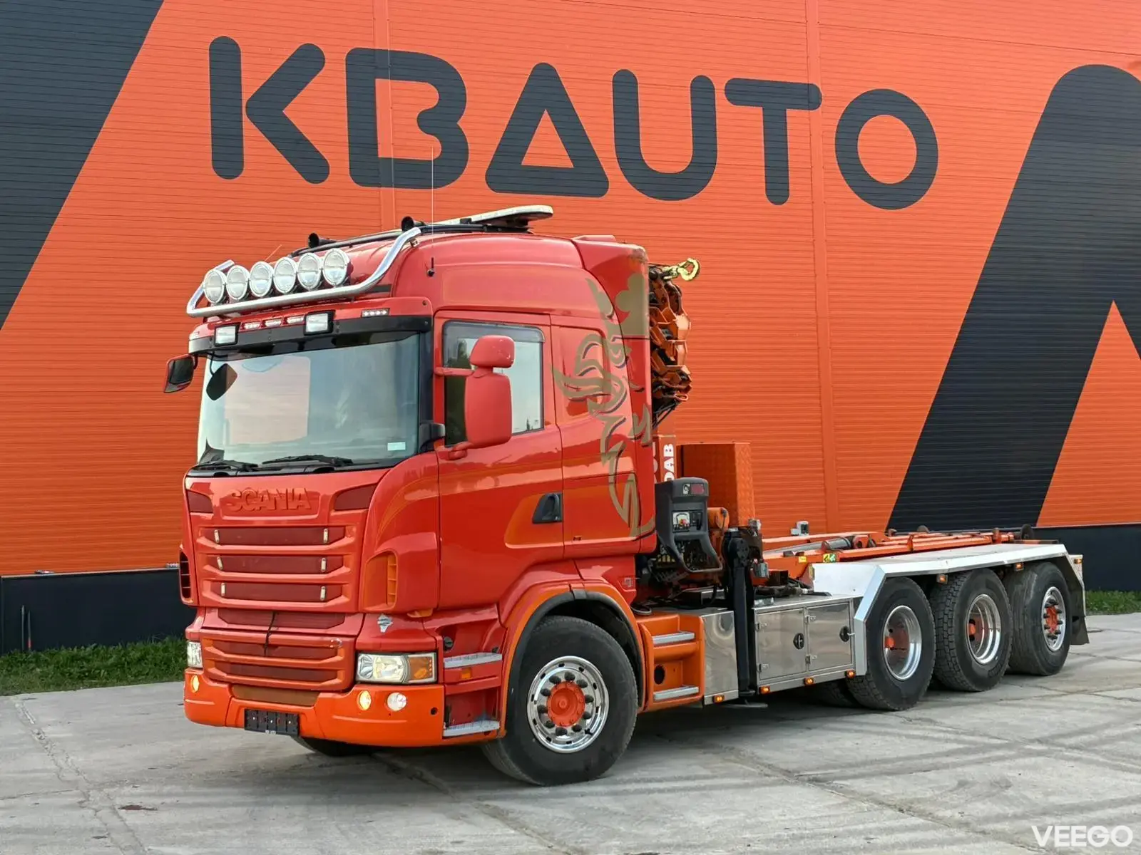 SCANIA R480 HIAB 288E-6 HIPRO / HOOK LIFT JOAB L 17 ton  L=5200 mm 353kW