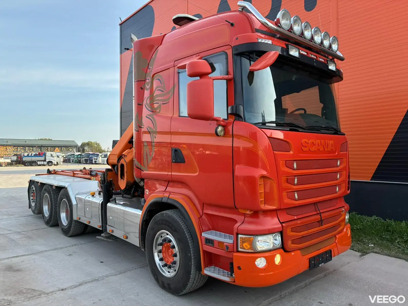 SCANIA R480 HIAB 288E-6 HIPRO / HOOK LIFT JOAB L 17 ton  L=5200 mm 353kW