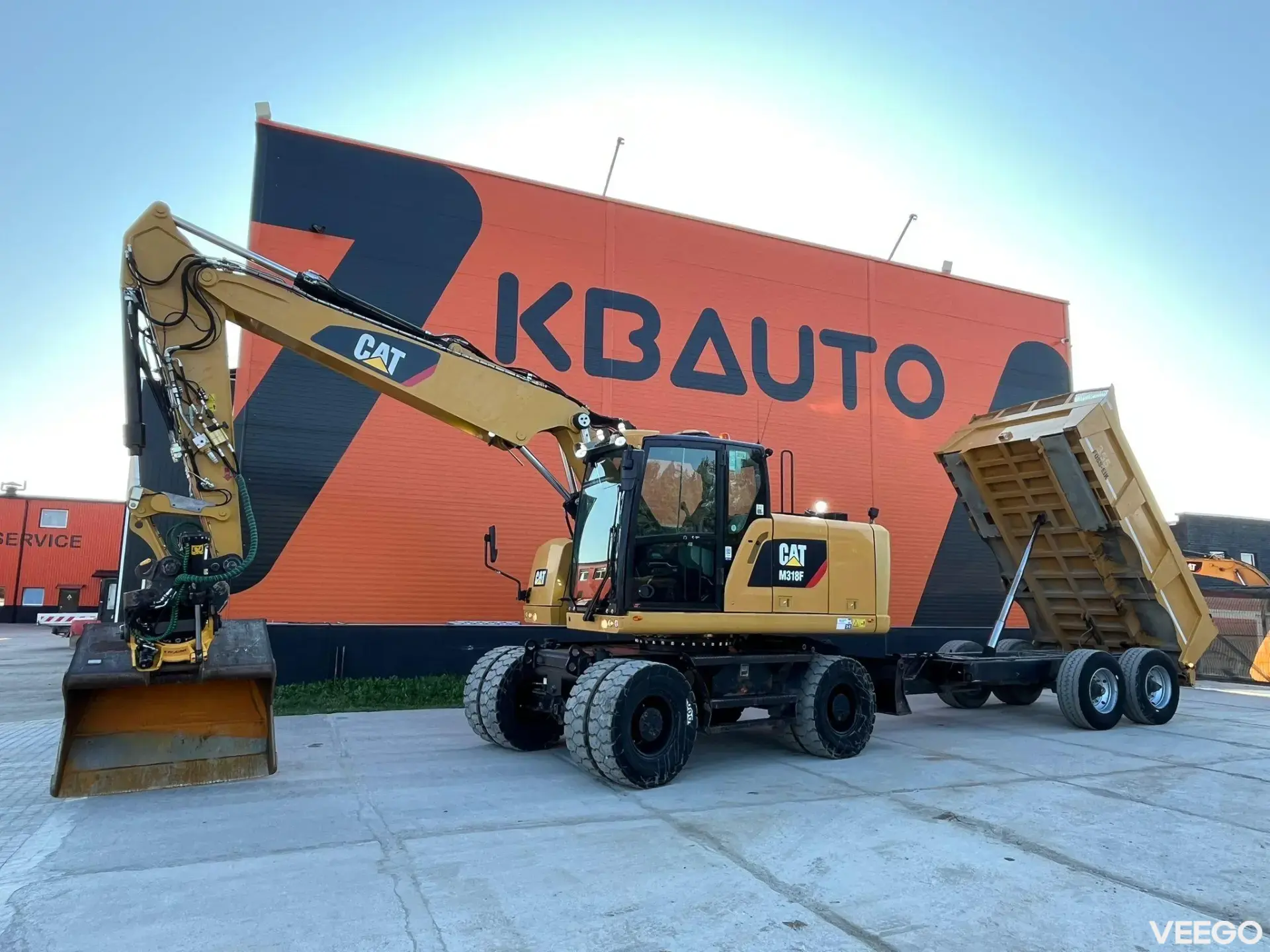 Caterpillar M 318 F ROTOTILT / CENTRAL LUBRICATION / AC 129kW