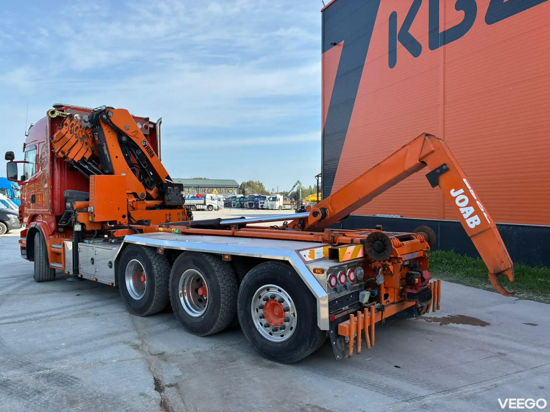 SCANIA R480 HIAB 288E-6 HIPRO / HOOK LIFT JOAB L 17 ton  L=5200 mm 353kW