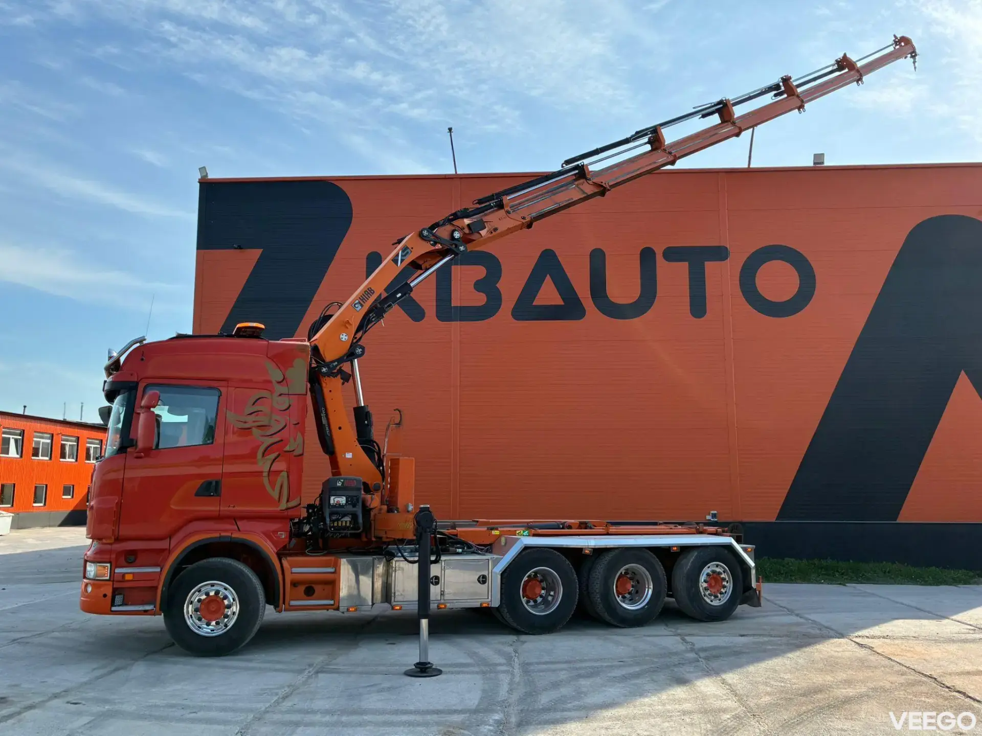 SCANIA R480 HIAB 288E-6 HIPRO / HOOK LIFT JOAB L 17 ton  L=5200 mm 353kW