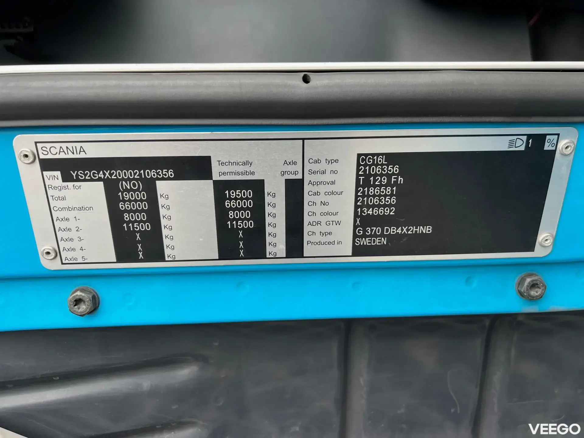 Scania G370 272kW