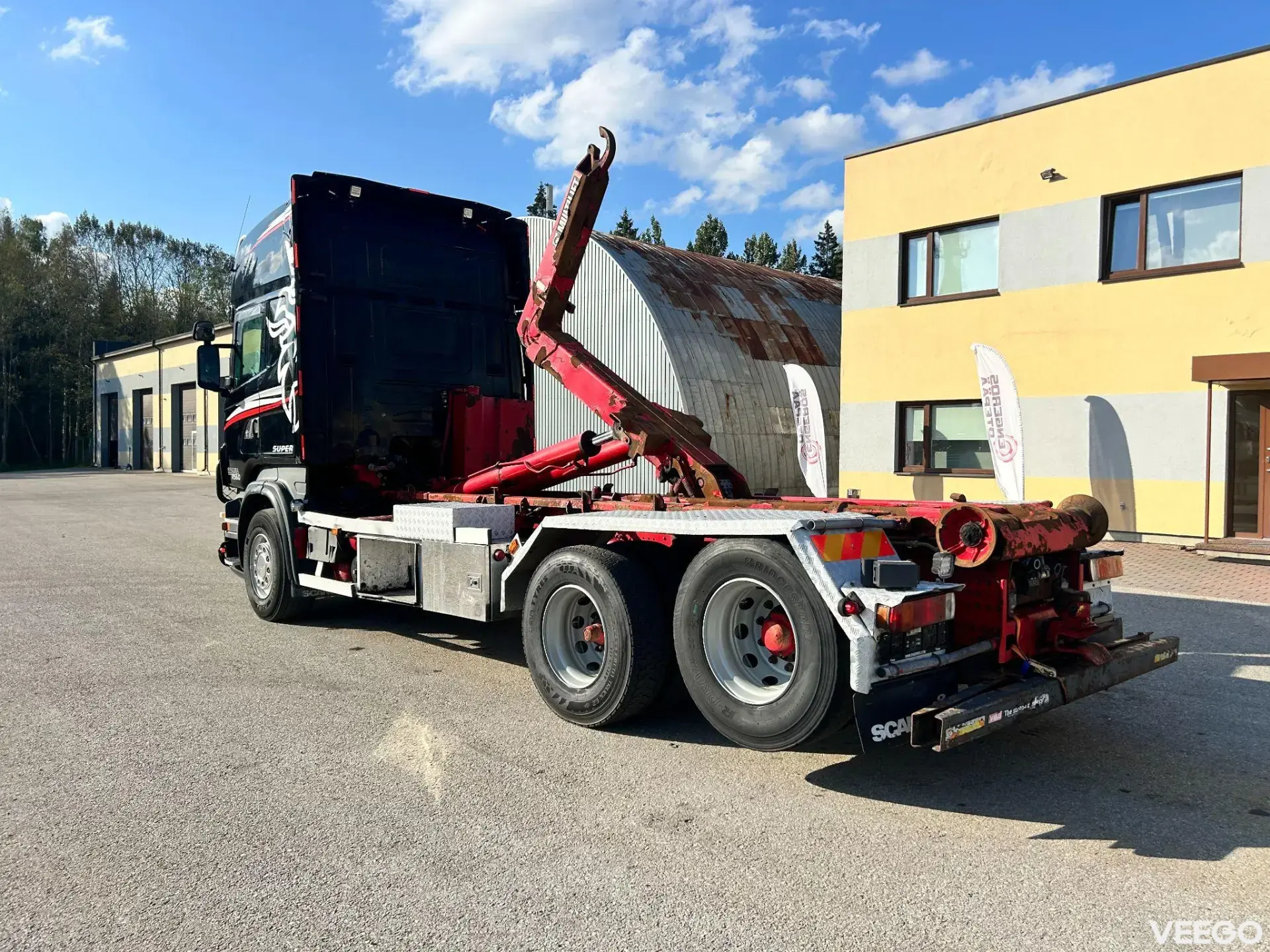 SCANIA R560 6X2 + RETARDER + HOOKLIFT 410kW