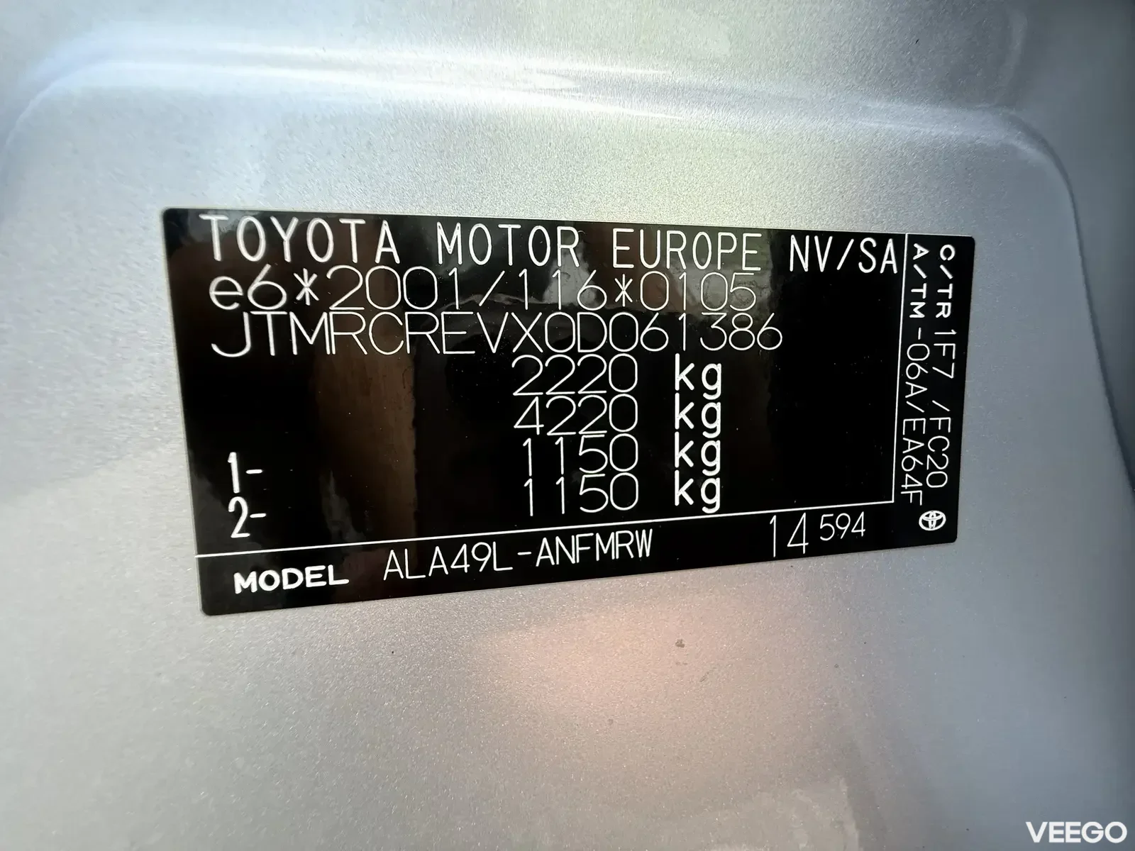 Toyota RAV4 AWD 4x4 Comfort 2.2 110kW