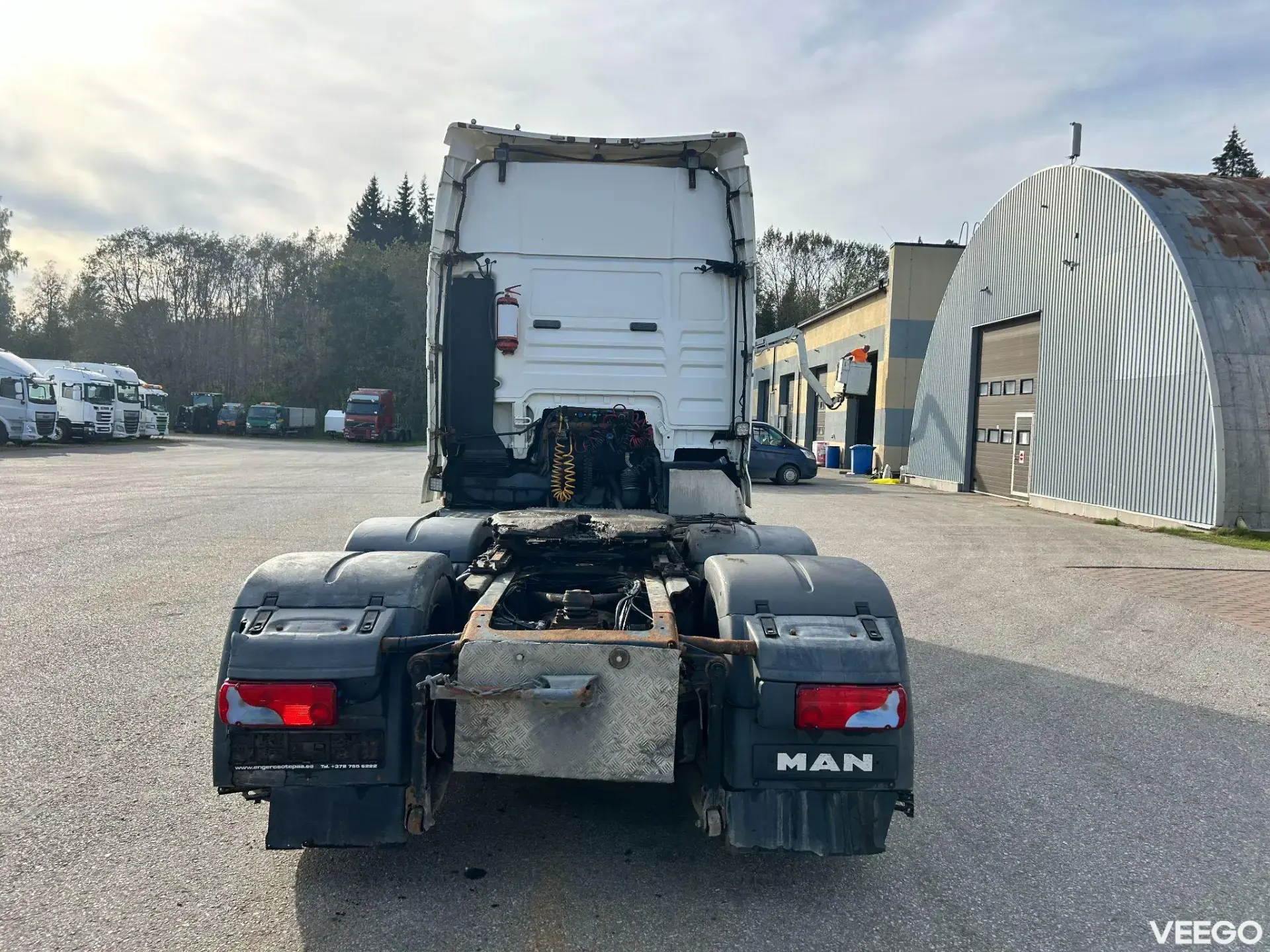 MAN TGX 6X2 EURO5 + RETARDER + HYDAULICS + GEARBOX DEFECT 397kW