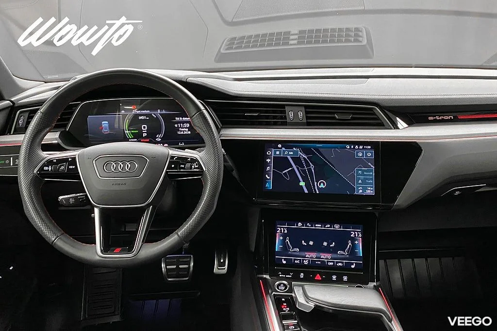 Audi Q8 55 e-tron Q 408HK S-Line Selection/Pano/Se Spec/Moms 300kW