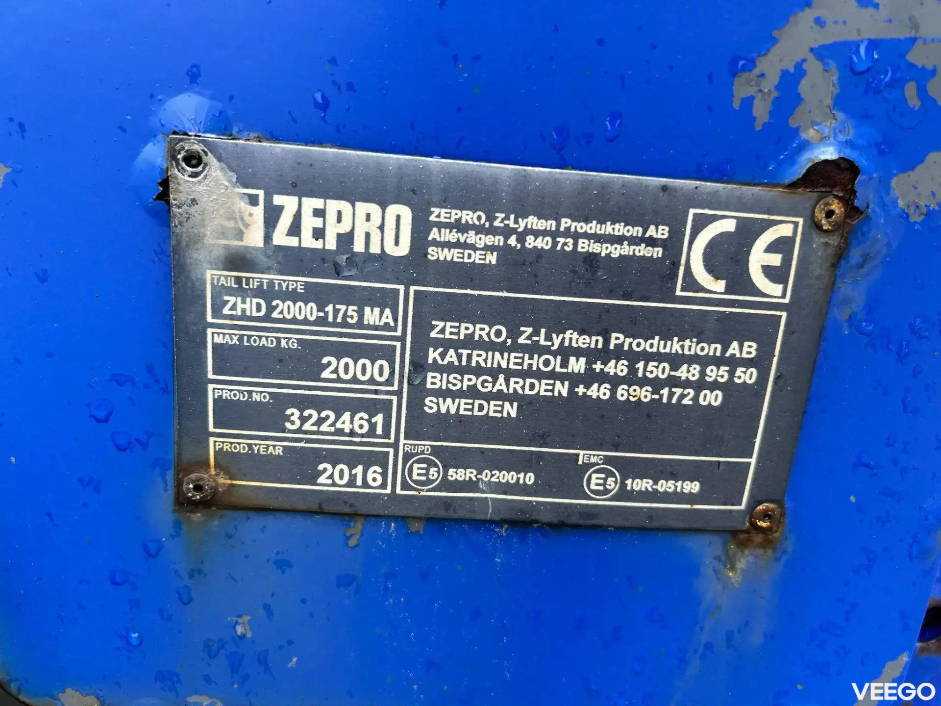 SCANIA G450 6X2*4 EURO6 + TAIL LIFT 331kW