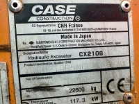 Case CX210B kW thumbnail