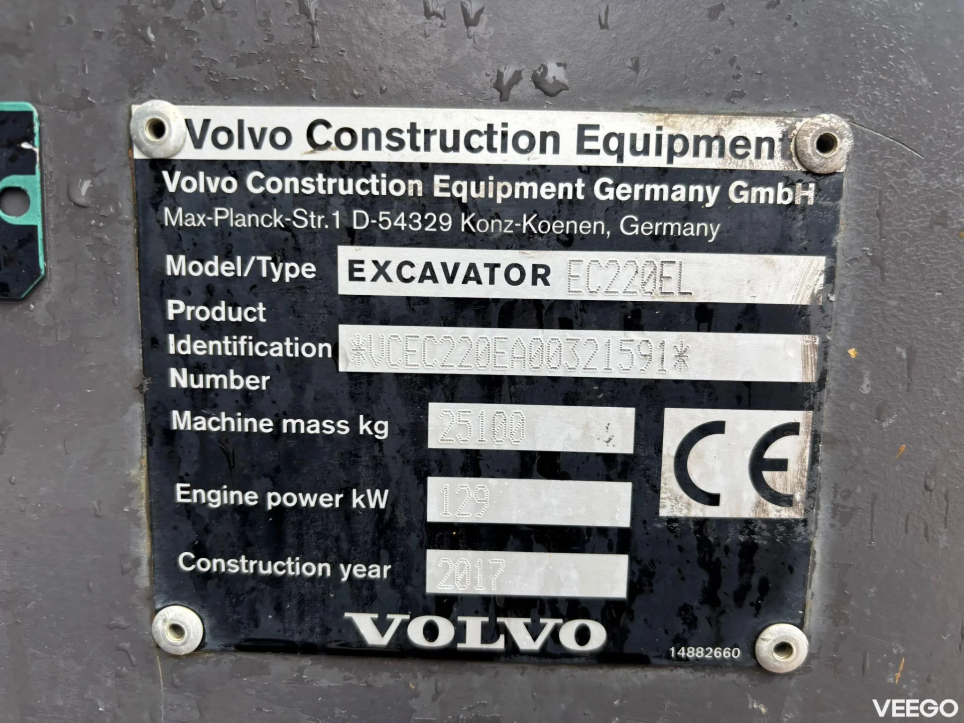 Volvo EC 220 EL 3D / TILTROTATOR / CENTRAL LUBRICATION / AC / AUXILIARY HEATER 129kW
