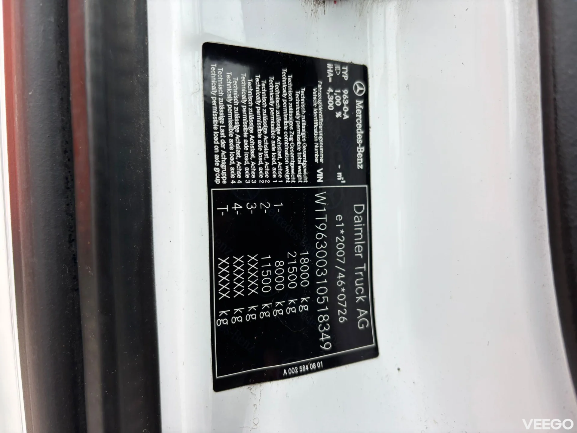 Mercedes-Benz Actros BOX L=8510 mm 270kW