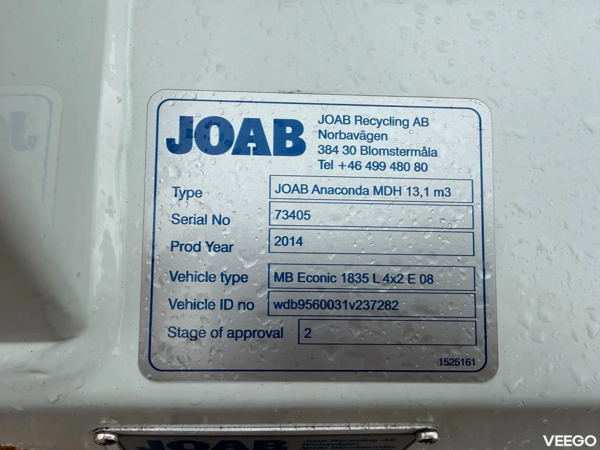 Mercedes-Benz ECONIC JOAB + EURO6 354kW