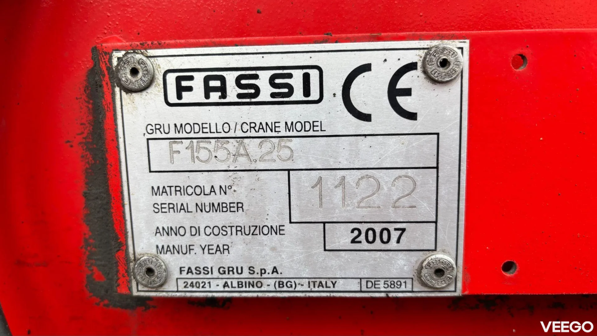 Mercedes-Benz Axor 4x2 MANUAL + FASSI F155A.25 + EURO4 240kW