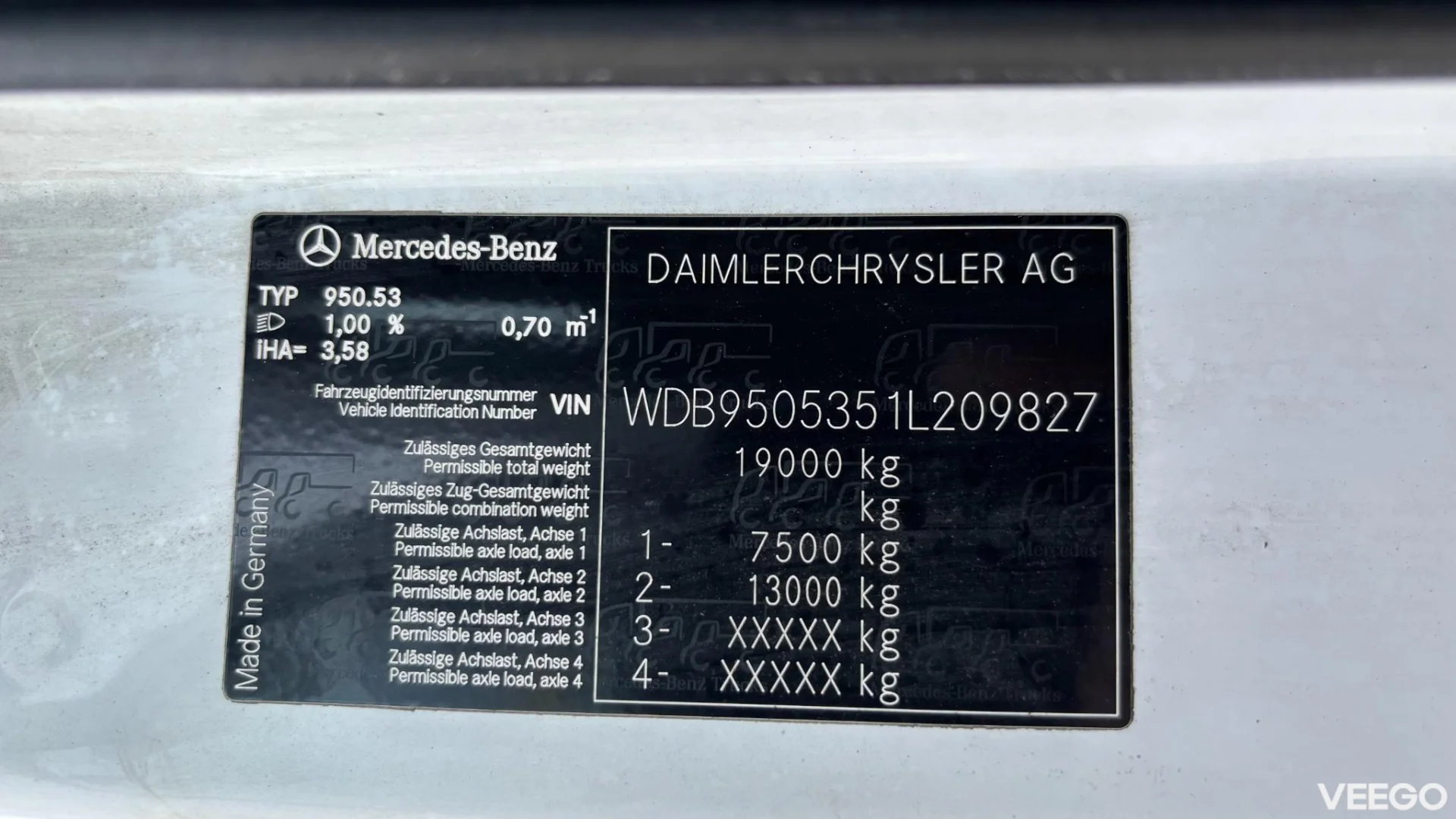 Mercedes-Benz Axor 4x2 MANUAL + FASSI F155A.25 + EURO4 240kW