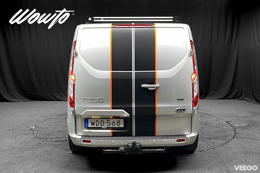 Ford TRANSIT Transit Custom 300 Crew Van Aut 130HK L2 5-Sits Limited /Drag 96kW