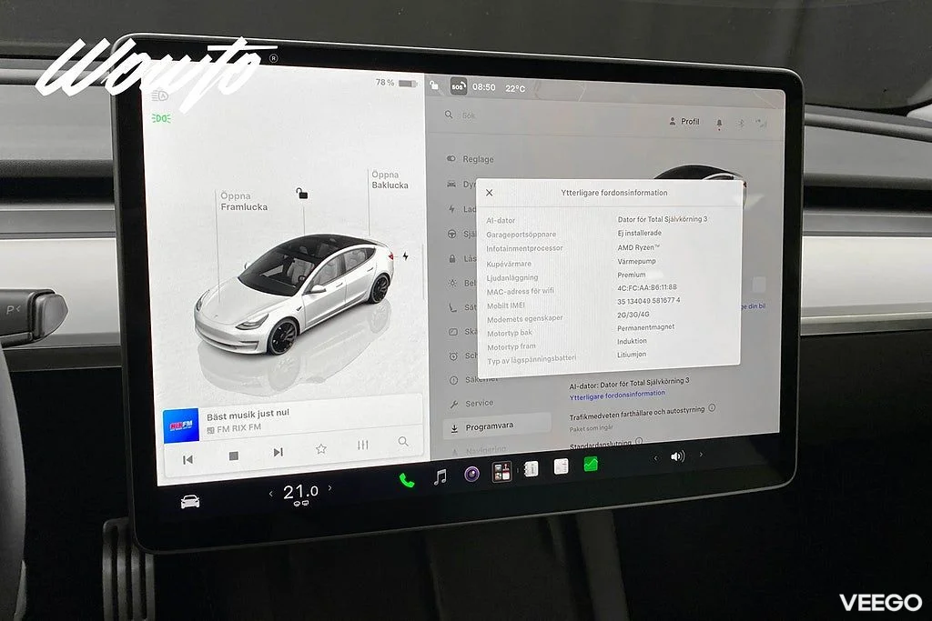 Tesla Model 3 Performance 513HK 377kW